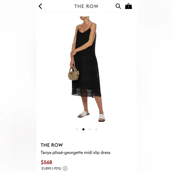 The Row Tanya Plisse Dress - Picture 1 of 9